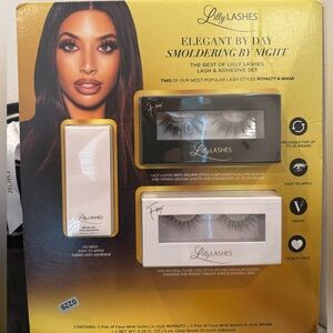Lilly Lashes Elegant By Day Smoldering By Night Lash & Adhesive Set